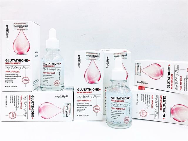 Serum Angel’s Liquid Glutathione & Niacinamide 700V 30ml - Trắng Da, Se Khít Lỗ Chân Lông, Chăm Sóc Da Mặt Chất Lượng 