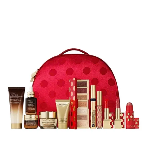 Bộ Chăm Sóc Da Cao Cấp Estée Lauder Holiday Blockbuster 2025 (12 Món) - Quà Tặng Cho Làn Da Rạng Rỡ
