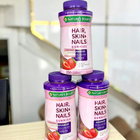 Kẹo dẻo Nature’s Bounty Hair Skin Nails 230 viên – đẹp da tóc
