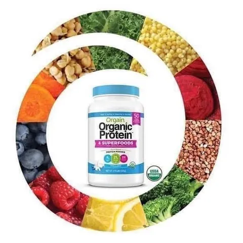 Bột protein Orgain Organic Protein & Superfoods 918g – tăng cơ khỏe