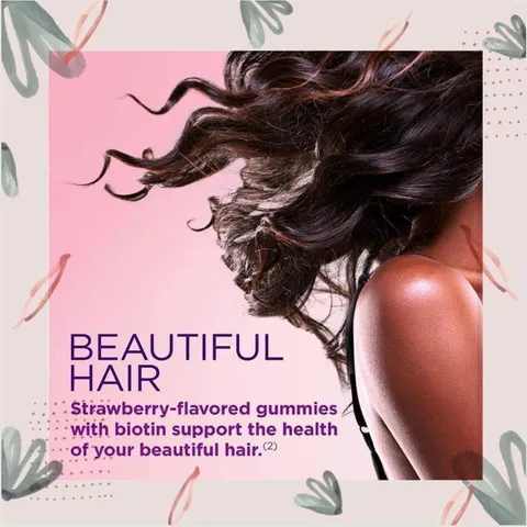 Kẹo dẻo Hair Skin Nails Nature’s Bounty 180 viên – đẹp da tóc móng