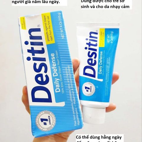 Kem chống hăm tã Desitin Daily Defense 113g – Bảo vệ và giữ ẩm cho làn da nhạy cảm của bé, an toàn và hiệu quả