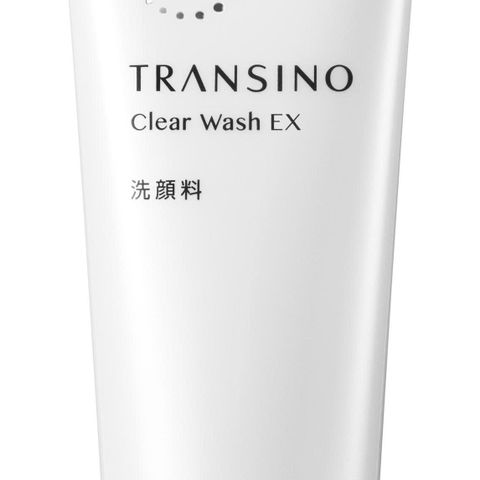Sữa Rửa Mặt Transino Clear Wash EX - Chăm Sóc Da Sáng Mịn, Nguyên Liệu Tự Nhiên, Dành Cho Da Nhờn, Hỗ Trợ Kháng Viêm