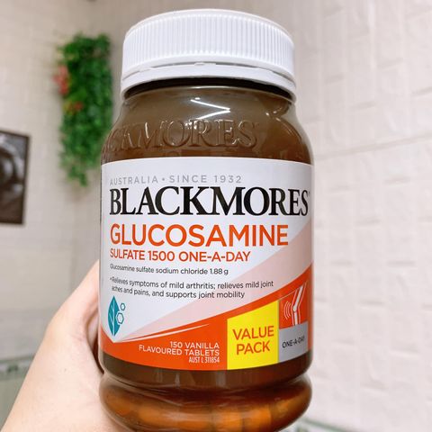 Viên uống Blackmores Glucosamine 1500mg - Hỗ trợ sức khỏe xương khớp, 150 viên tái tạo sụn, giảm đau nhức, cải thiện vận động