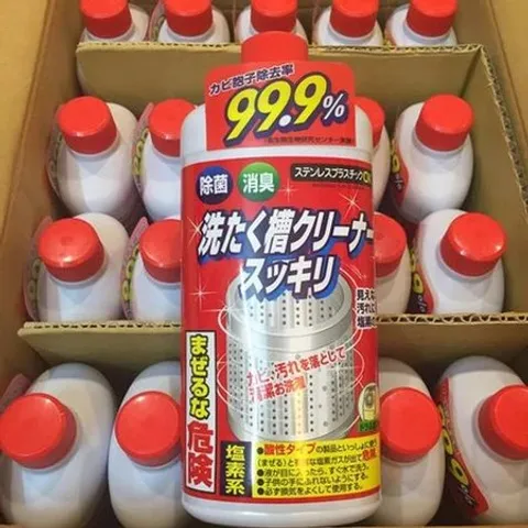 Nước Tẩy Vệ Sinh Lồng Máy Giặt 550g - Khử Mùi Sạch Khuẩn, Diệt Khuẩn Hiệu Quả, Bảo Quản Máy Giặt Từ Rocket Soap Nhật Bản