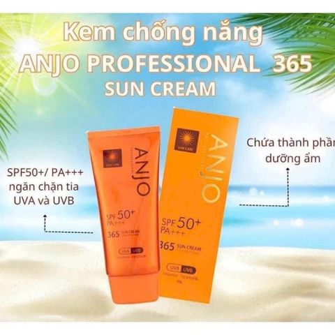 Kem chống nắng Anjo Professional SPF50+ PA+++ 365 Sun Cream 70g – chống nắng dưỡng da