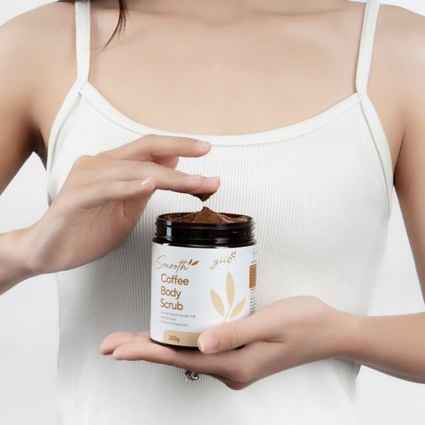 Tẩy Tế Bào Chết Body Cà Phê Robusta & Yến Mạch GUO 250g - Chăm sóc da mềm mịn, tẩy tế bào chết tự nhiên, hương cà phê thư giãn