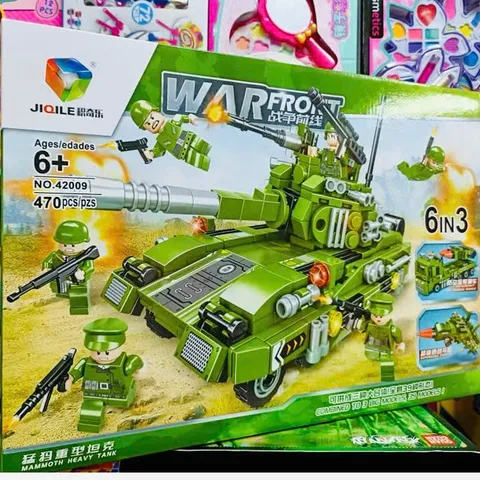 Đồ Chơi Lắp Ráp Mô Hình Xe Tăng JIQILE 42009 - Lego Chất Lượng Cao, Trải Nghiệm Sáng Tạo Thú Vị Cho Trẻ Em và Người Lớn
