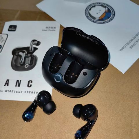 Tai Nghe Không Dây Wiwu T32/W02 - Chống Ồn ANC, Thiết Kế Sang Trọng, Âm Thanh Tuyệt Vời, Pin Trâu 40 Giờ, Bluetooth 5.3