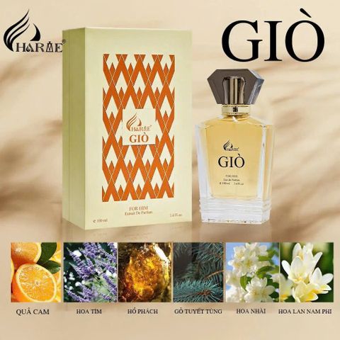 Nước Hoa Nam Charme Giò 100ml - Hương Thơm Phương Đông Độc Đáo, Tự Tin và Lưu Hương Lâu 12 Giờ - Phiên Bản 2024