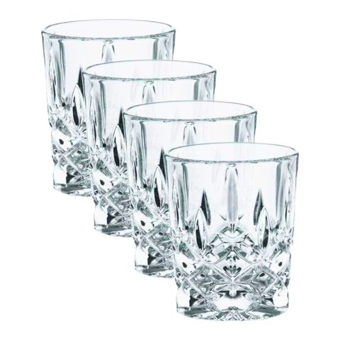 Bộ Ly Pha Lê Nachtmann Noblesse 55ml - Cao Cấp Sang Trọng, Chất Liệu Không Chì, Thiết Kế Cắt Kim Cương, Dùng Cho Whisky, Tequila, Cocktail