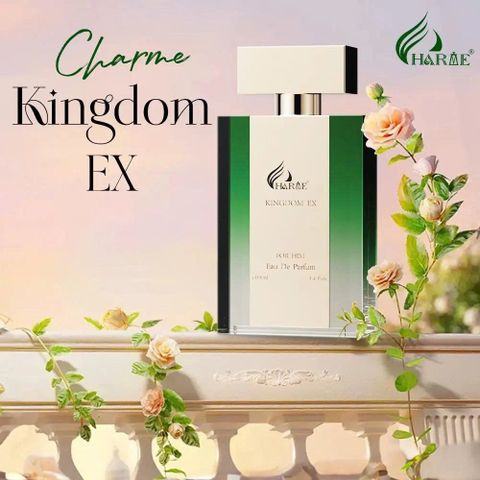 Nước Hoa Charme Kingdom EX Unisex 100ml - Hương Gỗ Phương Đông Cao Cấp, Thanh Lịch và Quyến Rũ Cho Nam Nữ