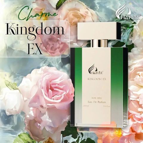 Nước Hoa Charme Kingdom EX Unisex 100ml - Hương Gỗ Phương Đông Cao Cấp, Thanh Lịch và Quyến Rũ Cho Nam Nữ