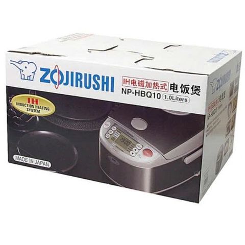 Nồi Cơm Điện Tử Cao Tần Zojirushi NP-HBQ10-XA 1.0L Nhật Bản - Thiết Kế Nhỏ Gọn, Công Nghệ IH, Bảo Hành 3 Năm