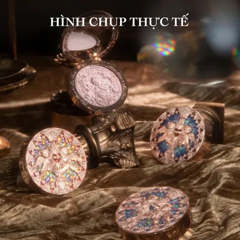 Phấn Bắt Sáng Flower Knows Little Angel 8g - Phấn Highlight Thiên Thần Nhỏ Dập Nổi 8g - Nana Shop