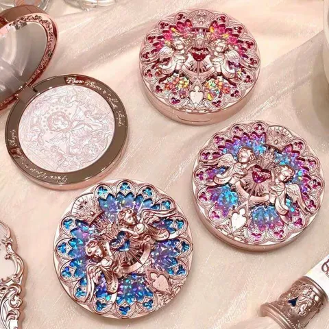 Phấn Bắt Sáng Flower Knows Little Angel 8g - Phấn Highlight Thiên Thần Nhỏ Dập Nổi 8g - Nana Shop