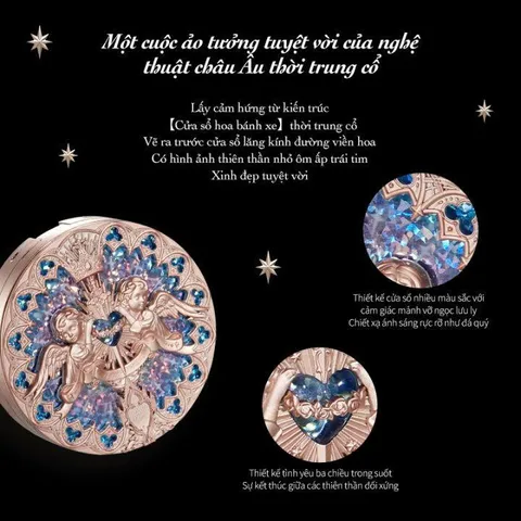 Phấn Bắt Sáng Flower Knows Little Angel 8g - Phấn Highlight Thiên Thần Nhỏ Dập Nổi 8g - Nana Shop