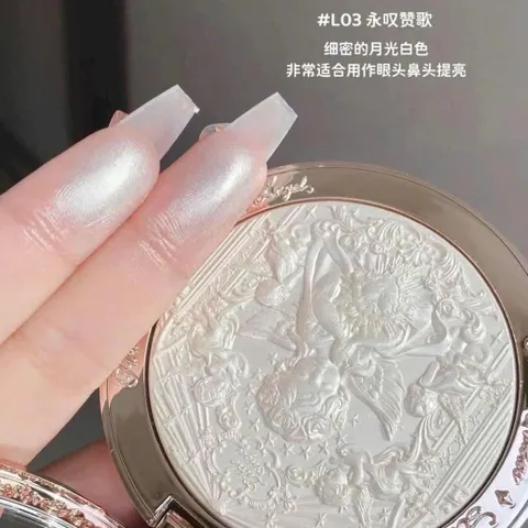 Phấn Bắt Sáng Flower Knows Little Angel 8g - Phấn Highlight Thiên Thần Nhỏ Dập Nổi 8g - Nana Shop