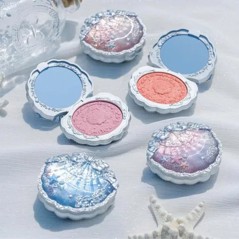 Phấn Má Hồng Flower Knows Shell Jewel Collection Silk Satin Blush 5G - Nana Shop