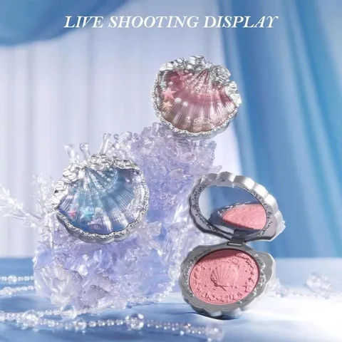Phấn Má Hồng Flower Knows Shell Jewel Collection Silk Satin Blush 5G - Nana Shop