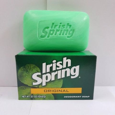 Xà Bông Irish Spring Dạng Cục 113g - Xà Phòng Tắm Sạch Da, Thơm Lâu, Chăm Sóc Cơ Thể Chính Hãng