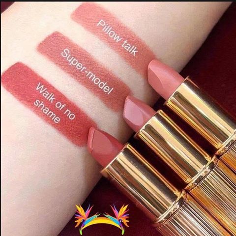 Set Son Charlotte Tilbury Mini 3 Màu - Mềm Môi, Lên Màu Chuẩn, Thiết Kế Gọn Nhẹ, Quà Tặng Bất Ngờ cho Các Tín Đồ Làm Đẹp