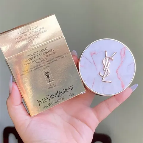 Phấn Nước YSL Cushion Vân Đá Limited 2025 Tone B10 - Trang Điểm Mịn màng, Che Phủ Tự Nhiên, Kết Cấu Nhẹ Nhàng