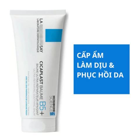 (Chính hãng) Kem Dưỡng Làm Dịu Da La Roche-Posay Cicaplast B5+ Baume 100ml - Phục Hồi, Cấp Ẩm, Giảm Kích Ứng cho Da Nhạy Cảm nhập khẩu
