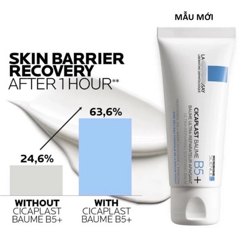 (Chính hãng) Kem Dưỡng Làm Dịu Da La Roche-Posay Cicaplast B5+ Baume 100ml - Phục Hồi, Cấp Ẩm, Giảm Kích Ứng cho Da Nhạy Cảm nhập khẩu