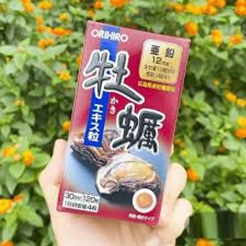 Tinh Chất Hàu Biển Orihiro Nhật Bản - 120 Viên, Hỗ Trợ Sức Khỏe Nam Giới, Tăng Cường Thể Lực, Giàu Kẽm và Vitamin B