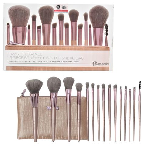 Bộ Cọ Trang Điểm Lavish Elegance 15 Cây - Bộ Trang Điểm Cao Cấp, Đầu Cọ Mềm Mượt, Thiết Kế Tinh Tế, Dành Cho Mọi Lớp Trang Điểm