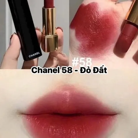Son Mini Chanel 58 1g - Mịn Môi, Che Khuyết Điểm, Độ Bám Màu Cao - Sản Phẩm Trang Điểm Độc Đáo Từ Thương Hiệu Cao Cấp