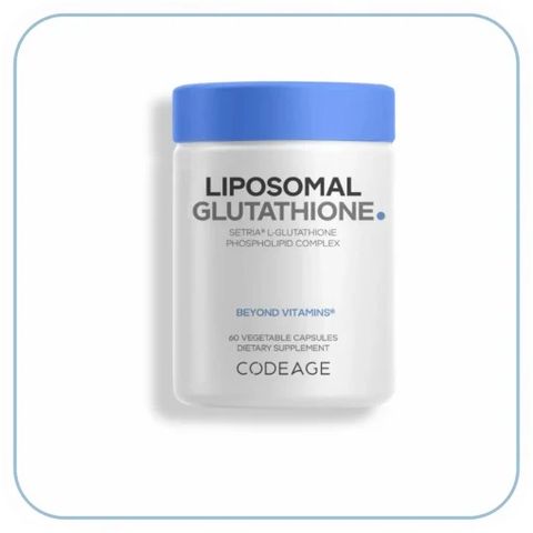 Viên Uống Trị Nám Tàn Nhang Codeage Liposomal Glutathione 500mg - Hộp 60 Viên - Hỗ Trợ Làm Trắng Da, Thải Độc Gan