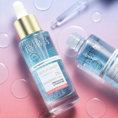 Tinh Chất Dưỡng Da Eveline Serum Shot 30ML - Ngừa Mụn, Se Khít Lỗ Chân Lông Niacinamide Cho Da Dầu, Hỗn Hợp, Mụn