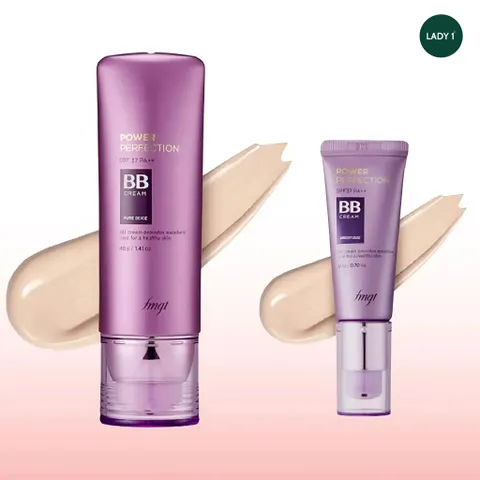 Kem nền, kem lót The Face Shop Power Perfection BB Cream SPF37 PA++ V201 20g – mịn da, nâng tông