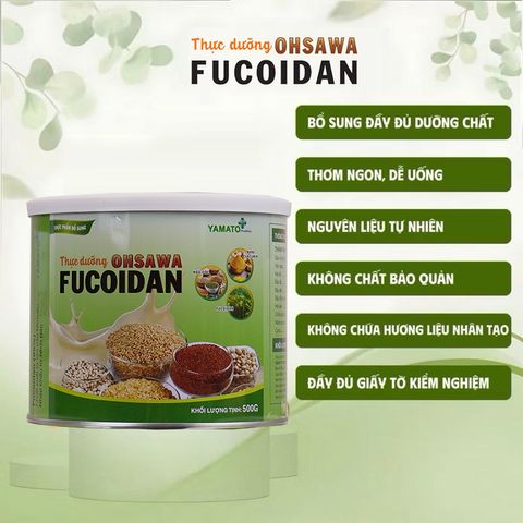 Thực Dưỡng Ohsawa Fucoidan 500g - Tăng Cường Đề Kháng, Hỗ Trợ Sức Khỏe Tổng Thể và Tiểu Đường từ Fucoidan Nhật Bản