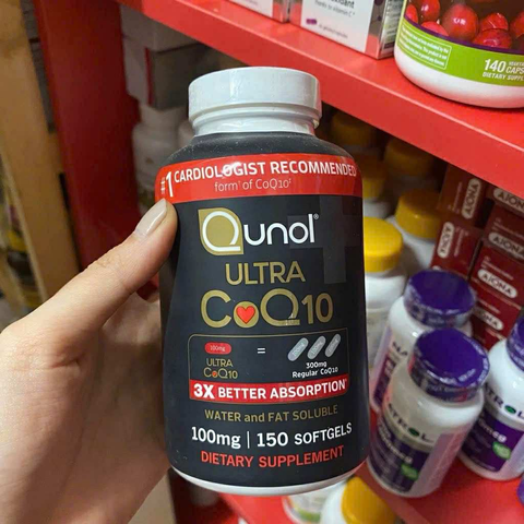 Viên Uống Bổ Trợ Tim Mạch Qunol Ultra CoQ10 100mg - 150 Viên Hỗ Trợ Năng Lượng và Sức Khỏe Tim Mạch