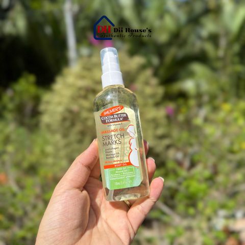 Dầu Massage Ngừa Rạn Da Palmer's Cocoa Butter 100ml - Dưỡng Ẩm Da Hiệu Quả cho Phụ Nữ Mang Thai và Sau Sinh, Hàng Úc
