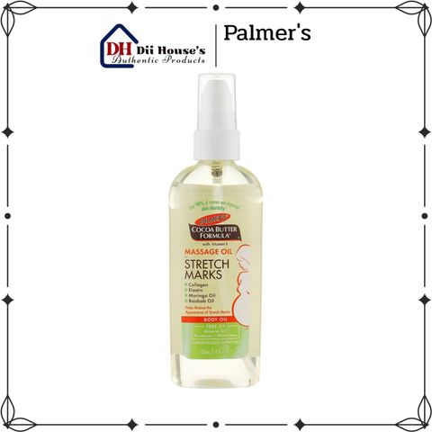 Dầu Massage Ngừa Rạn Da Palmer's Cocoa Butter 100ml - Dưỡng Ẩm Da Hiệu Quả cho Phụ Nữ Mang Thai và Sau Sinh, Hàng Úc