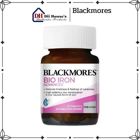 Viên uống bổ sung sắt Blackmores Bio Iron Advanced 30 viên.