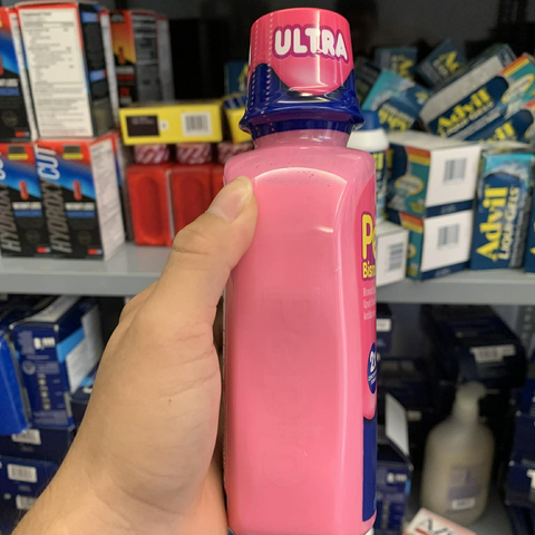 Siro Pepto Bismol Ultra - Hỗ trợ Tiêu Hóa, Giảm Buồn Nôn, Đau Bụng, Khó Tiêu - Thực Phẩm Chức Năng Dễ Dùng cho Người Từ 12 Tuổi Trở Lên