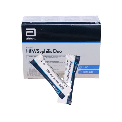 Bộ Test Combo HIV và Giang Mai Bioline (HIV/Syphilis Duo) - Kiểm Tra Kháng Thể Nhanh - Sản Phẩm Chính Hãng Abbott