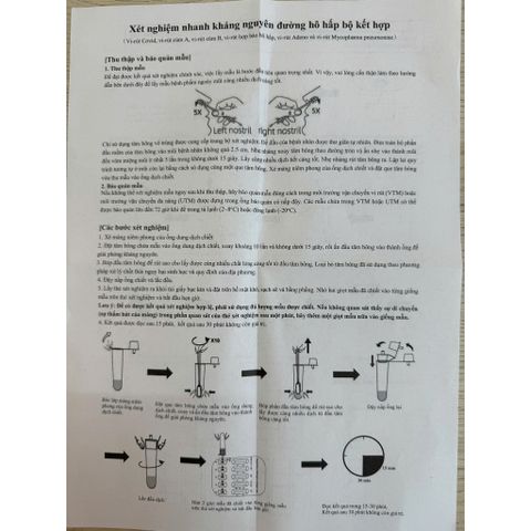 Bộ Kit Test Nhanh 5 Trong 1 GeneSign Covid-19, Cúm A/B, Adeno, Viêm Hô Hấp - Kiểm Tra Kháng Nguyên Dễ Dàng Tại Nhà
