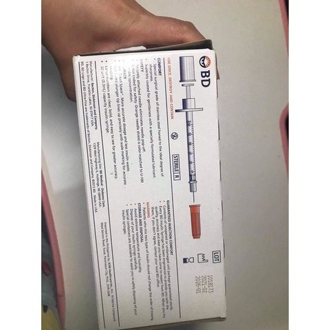 Bơm Tiêm Tiểu Đường BD Ultra Fine II 0.3ml, 0.5ml, 1ml - Kim Chích Insulin Dùng Một Lần Hộp 100 Cái