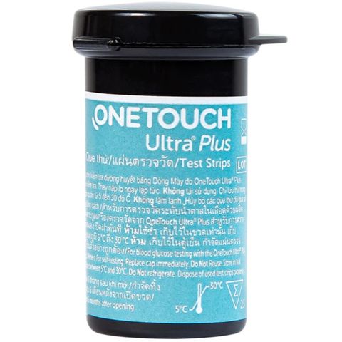 Combo 2 Hộp Que Thử Đường Huyết Onetouch Ultra Plus - 50 Que Thử Chính Xác Cho Sức Khỏe Tại Nhà