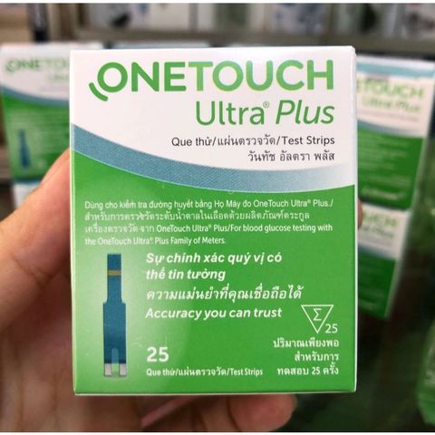 Combo 2 Hộp Que Thử Đường Huyết Onetouch Ultra Plus - 50 Que Thử Chính Xác Cho Sức Khỏe Tại Nhà
