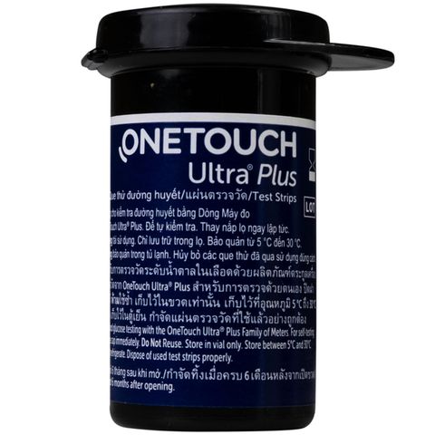 Que Thử Đường Huyết Onetouch Ultra Plus - Hộp 25 Que Thử Chính Xác 99% Cho Sức Khỏe Của Bạn
