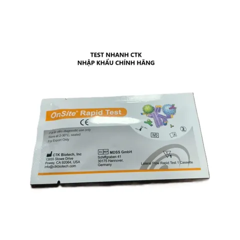 Combo 10 Que Test Sốt Xuất Huyết IgG/IgM CTK - Chẩn Đoán Nhanh, Độ Nhạy Cao, Kết Quả Chỉ Trong 15 Phút