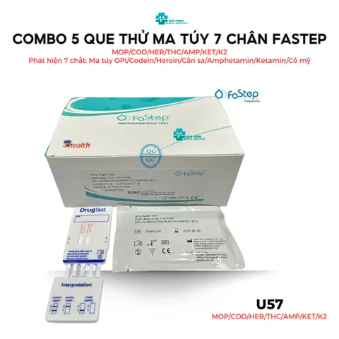 Combo 5 Que Thử Nhanh Mai Thúy 7 Chân FASTEP - Kiểm Tra Sức Khỏe Chính Hãng, Dễ Sử Dụng, Kết Quả Nhanh Chóng
