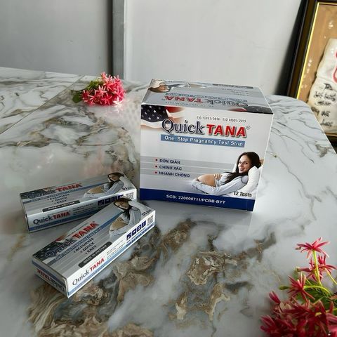 Combo 10 Que Thử Thai QuickTANA Bản To - Phát Hiện Thai Sớm Chính Xác, Kết Quả Nhanh, Sản Phẩm Chính Hãng